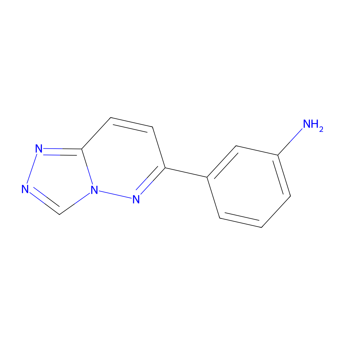3-([1,2,4]Triazolo[4,3-b]pyridazin-6-yl)aniline molecular structure, CAS 66548-77-4