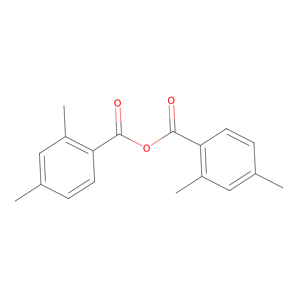 2,4-Dimethylbenzoic Anhydride molecular structure, CAS 66553-30-8