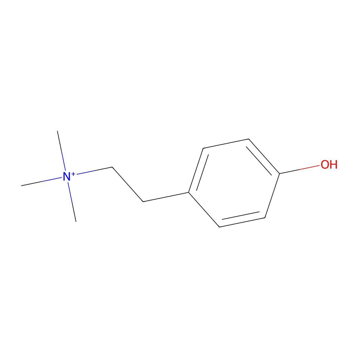 Candicine molecular structure, CAS 6656-13-9