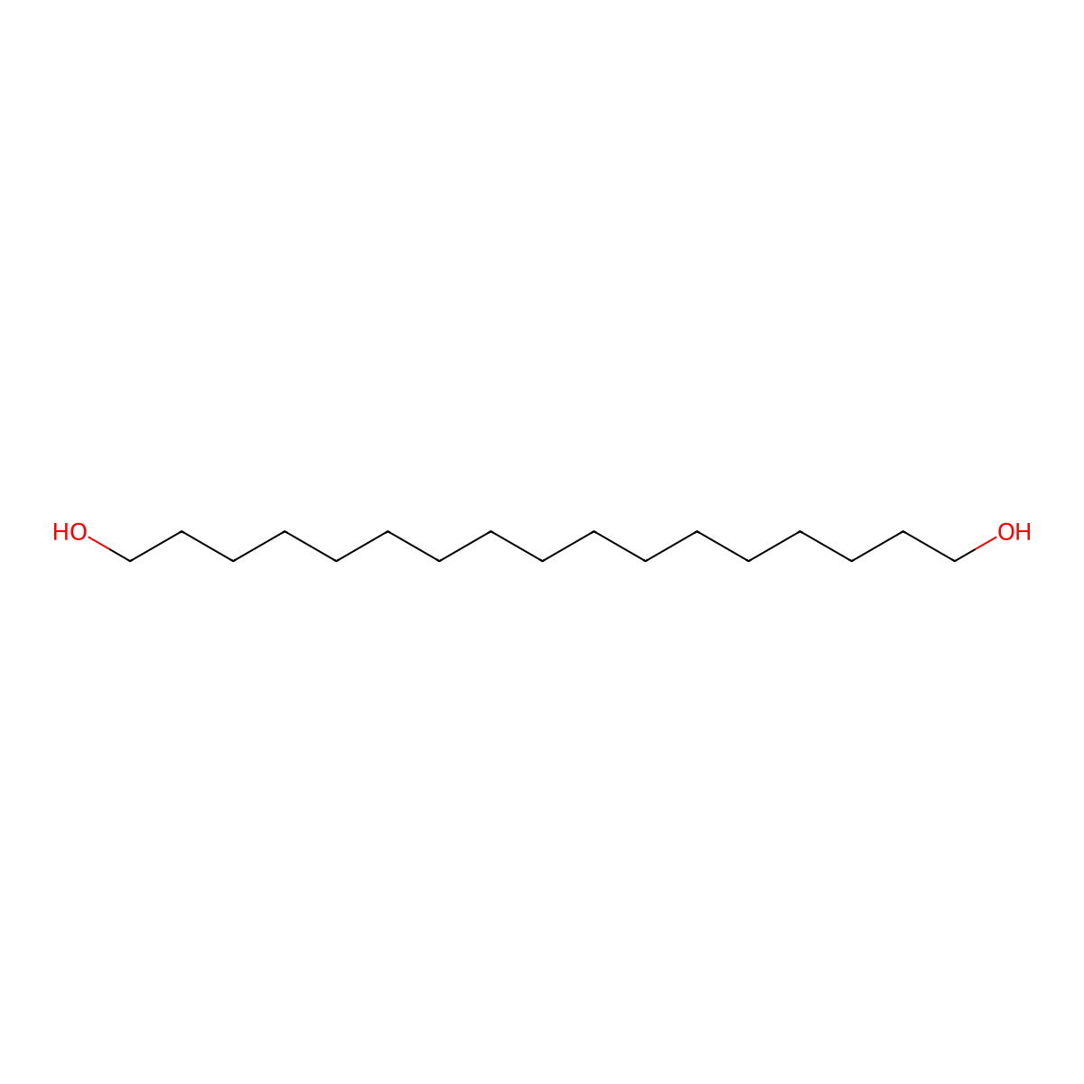 1,17-Heptadecanediol molecular structure, CAS 66577-59-1