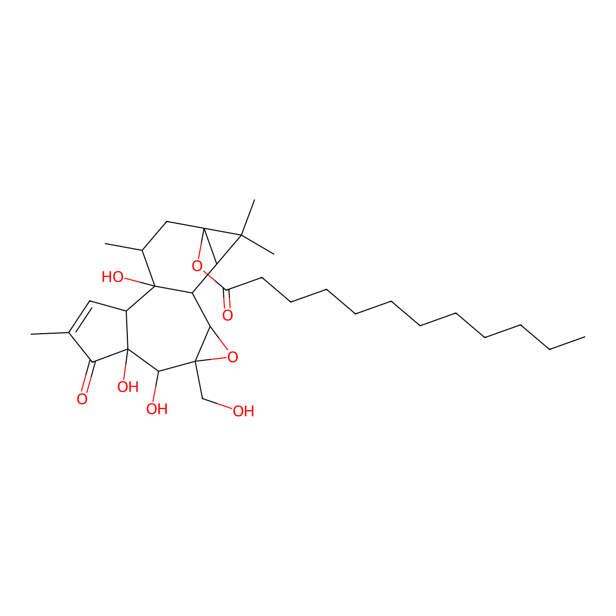 Baliospermin molecular structure, CAS 66583-56-0