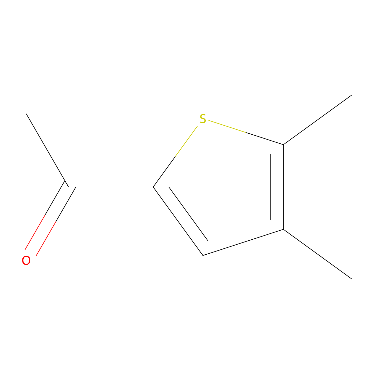 5-Acetyl-2,3-dimethylthiophene molecular structure, CAS 66587-69-7