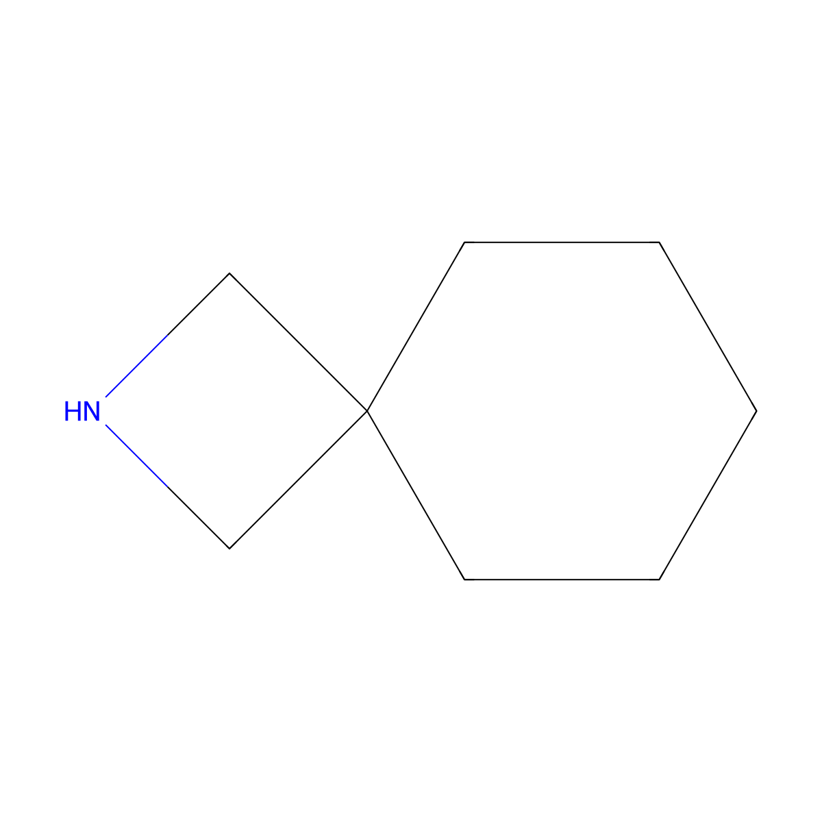 2-Azaspiro[3.5]nonane molecular structure, CAS 666-08-0