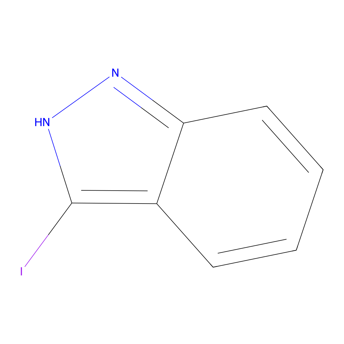 3-Iodo-1H-indazole molecular structure, CAS 66607-27-0