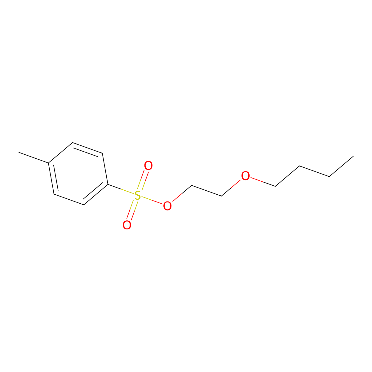 2-Butoxyethyl tosylate molecular structure, CAS 6661-54-7