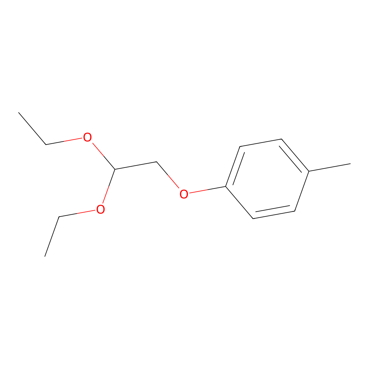 4-(2,2-Diethoxyethoxy)toluene molecular structure, CAS 66614-56-0