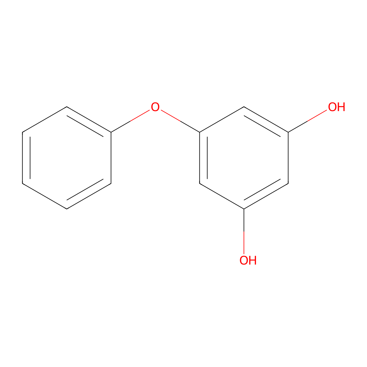 5-Phenoxybenzene-1,3-diol molecular structure, CAS 666180-48-9