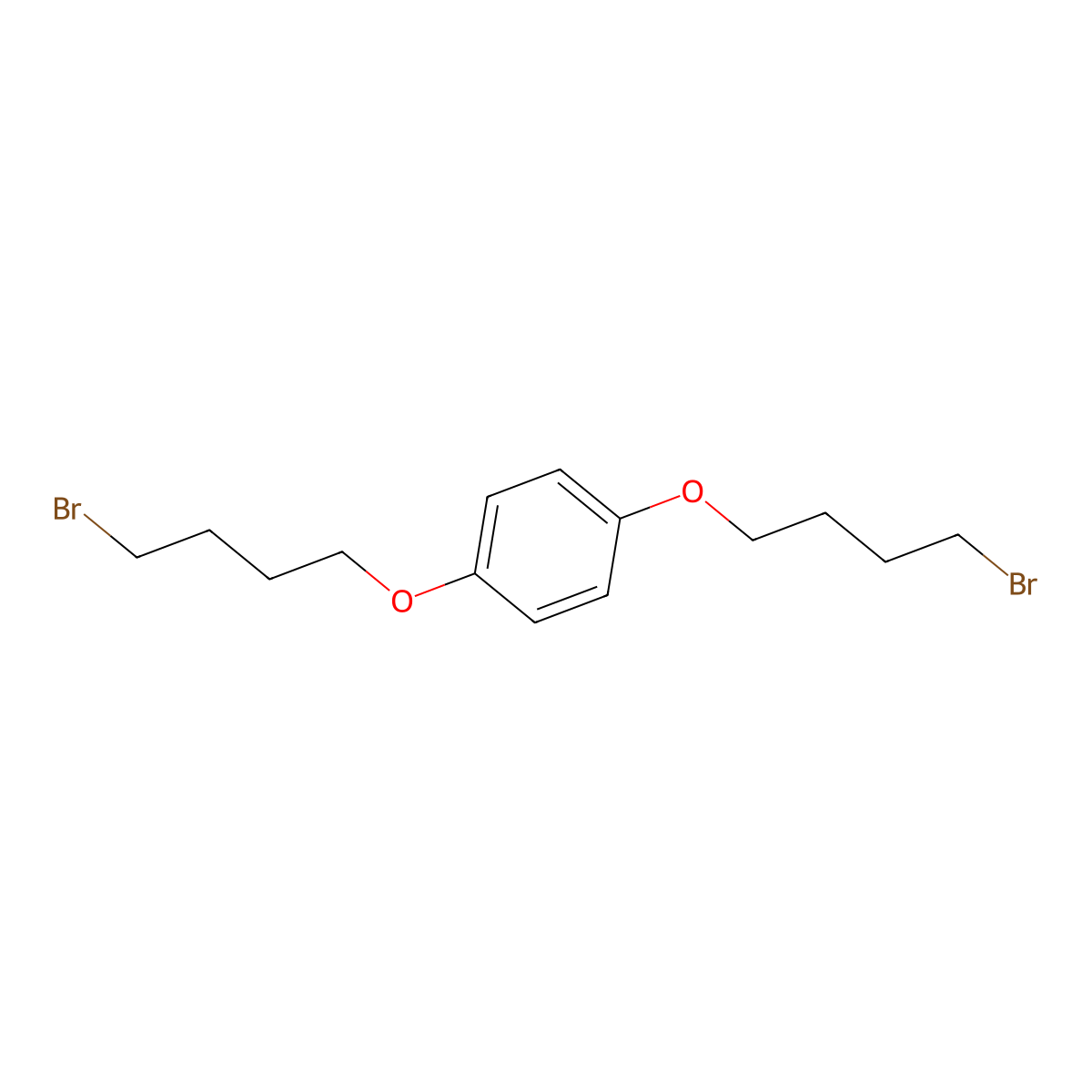 1,4-Bis(4-bromobutoxy)benzene molecular structure, CAS 66619-91-8