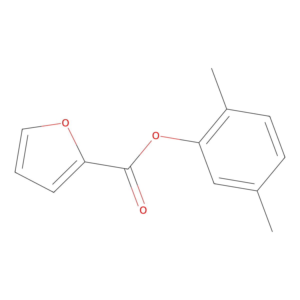 2,5-Dimethylphenyl 2-furoate molecular structure, CAS 666213-49-6