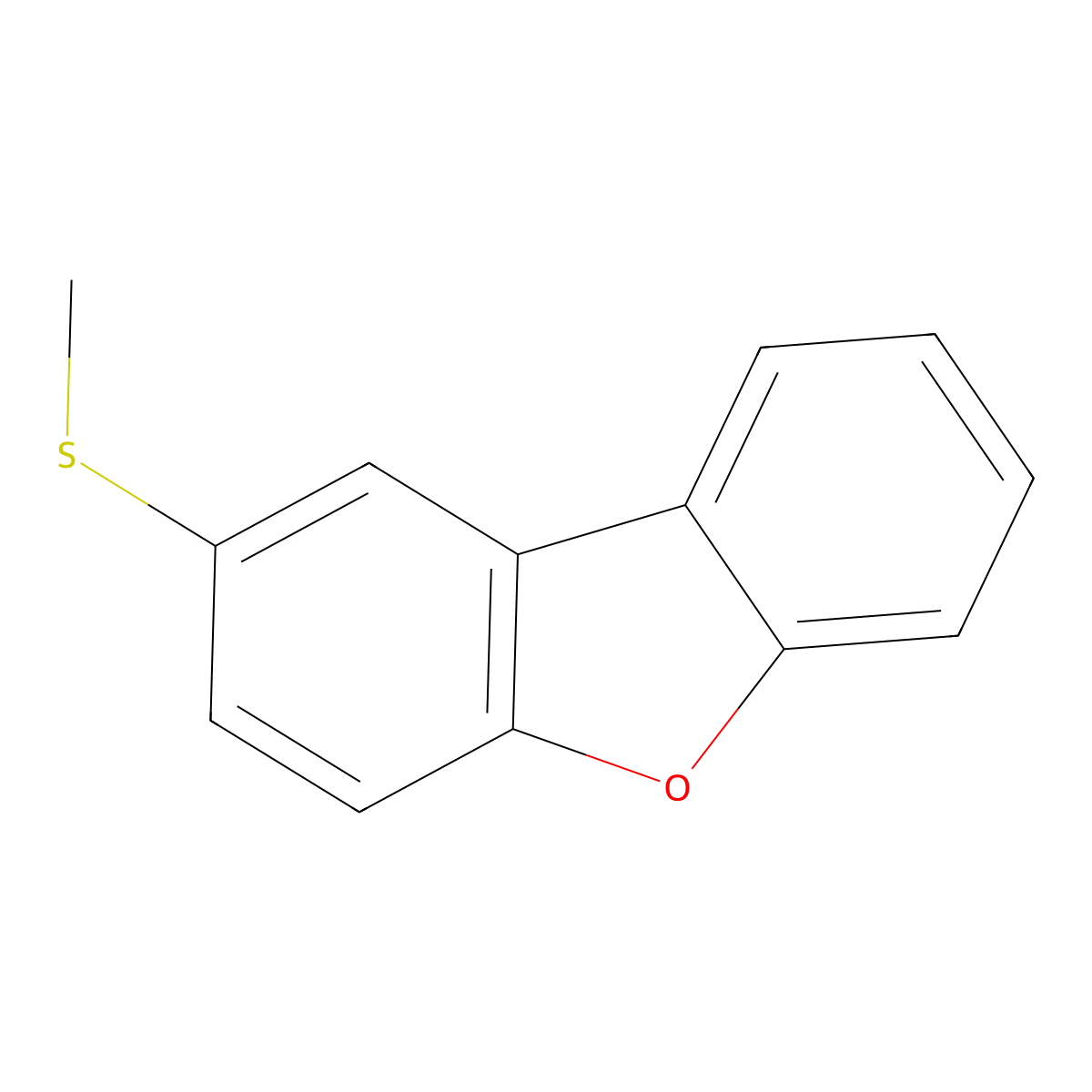 2-(Methylthio)dibenzofuran molecular structure, CAS 66623-82-3