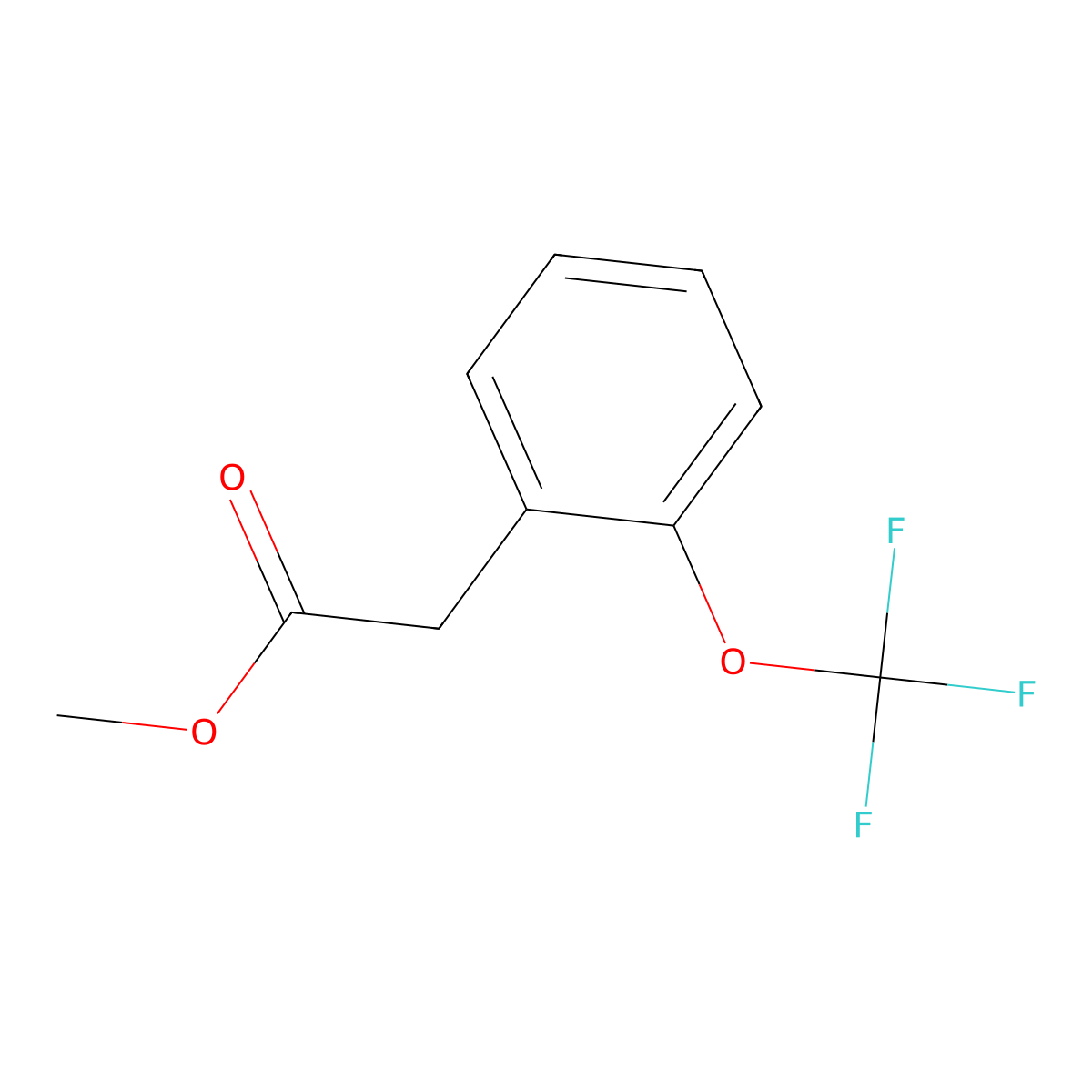 2-(Trifluoromethoxy)phenylacetic acid methyl ester molecular structure, CAS 666235-35-4