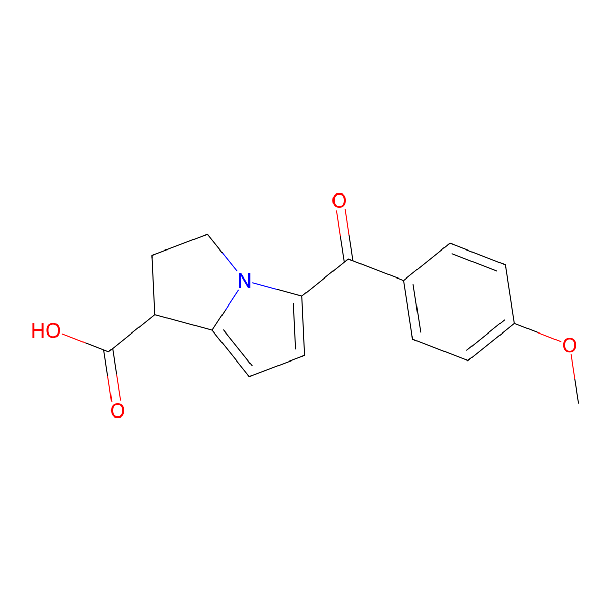 Anirolac molecular structure, CAS 66635-85-6