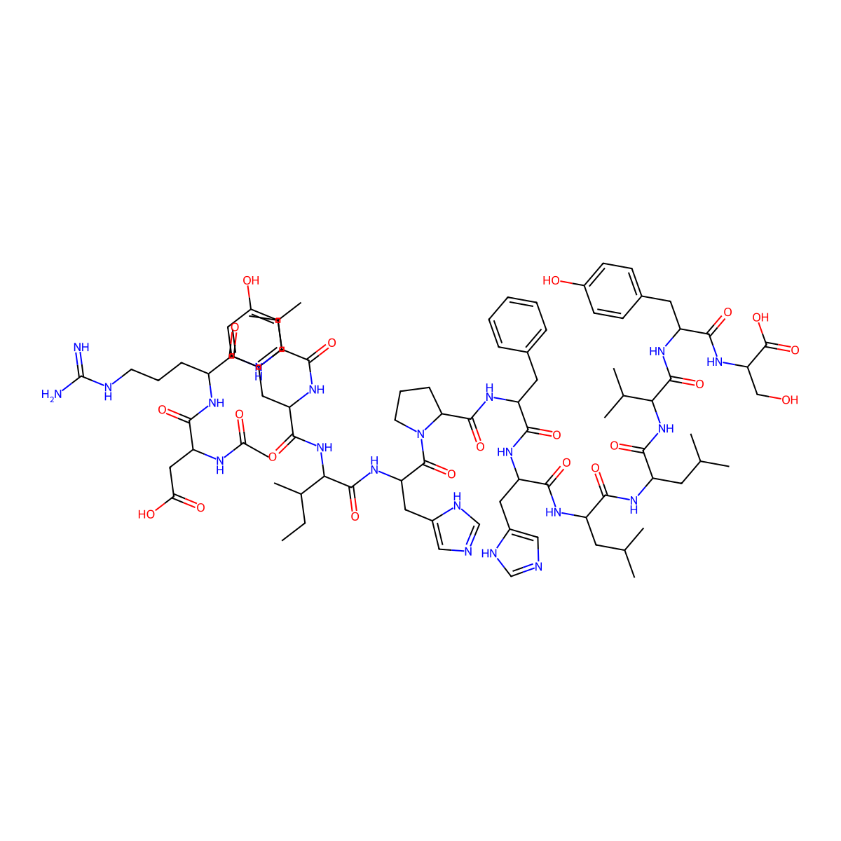 AC-Asp-arg-val-tyr-ile-his-pro-phe-his-leu-leu-val-tyr-ser-OH molecular structure, CAS 66641-26-7