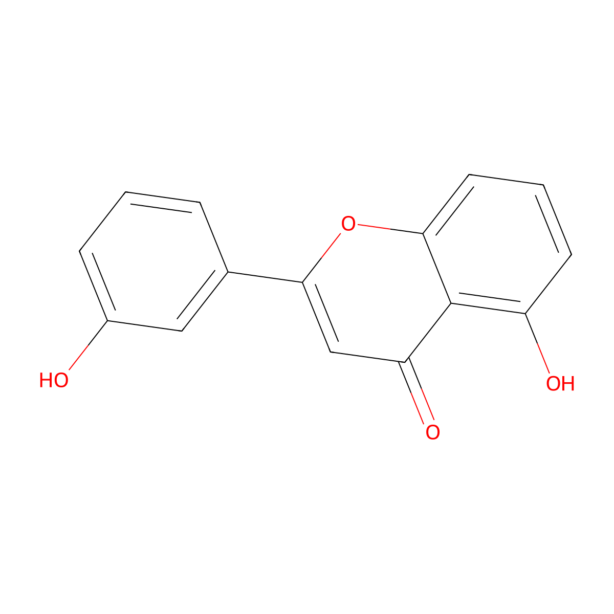5,3'-Dihydroxyflavone molecular structure, CAS 6665-68-5
