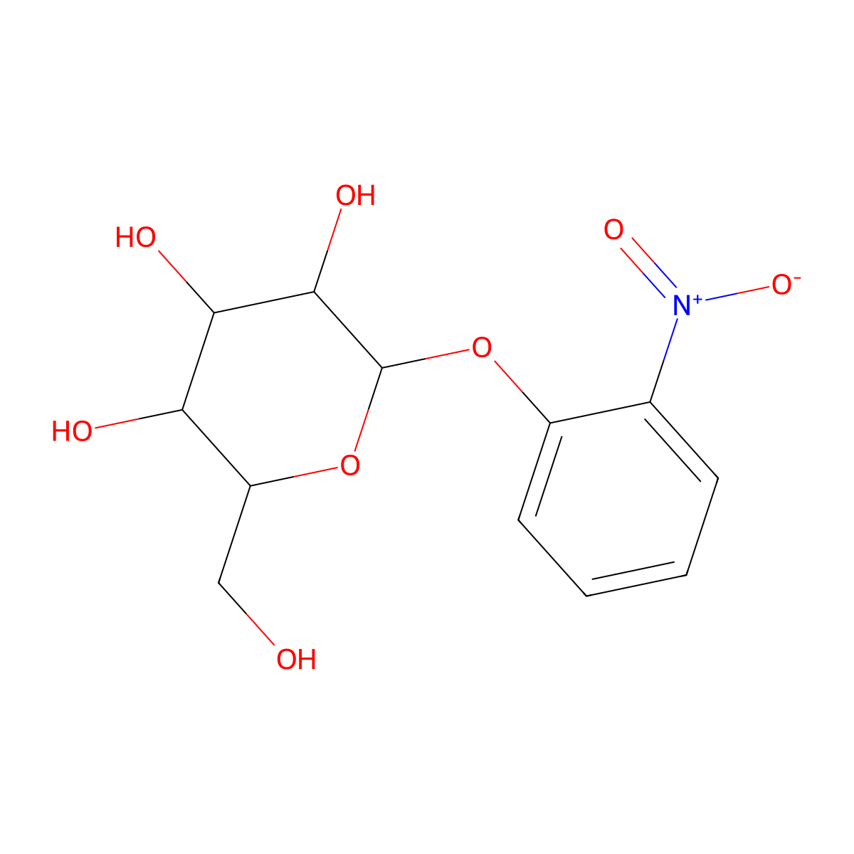 2-(Hydroxymethyl)-6-(2-nitrophenoxy)oxane-3,4,5-triol molecular structure, CAS 666699-73-6