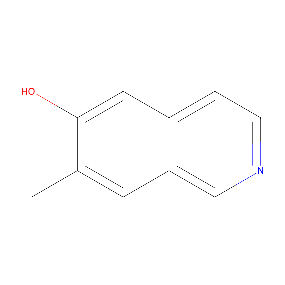 7-Methylisoquinolin-6-ol molecular structure, CAS 666735-06-4