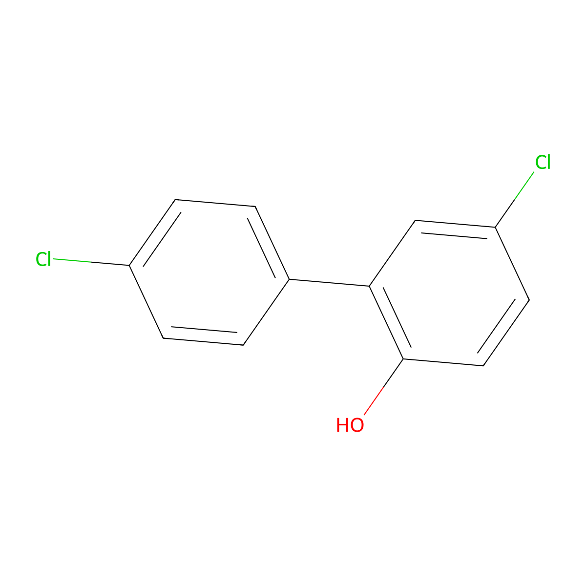 4',5-Dichloro[1,1'-biphenyl]-2-ol molecular structure, CAS 666747-43-9