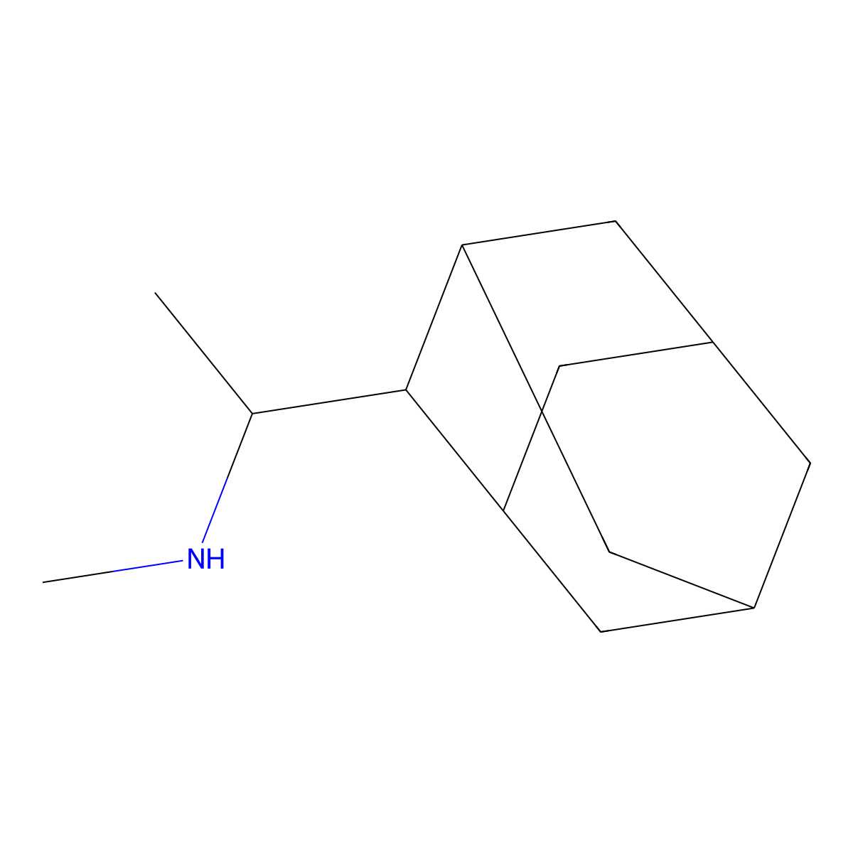 [1-(Adamantan-2-yl)ethyl](methyl)amine molecular structure, CAS 666748-72-7