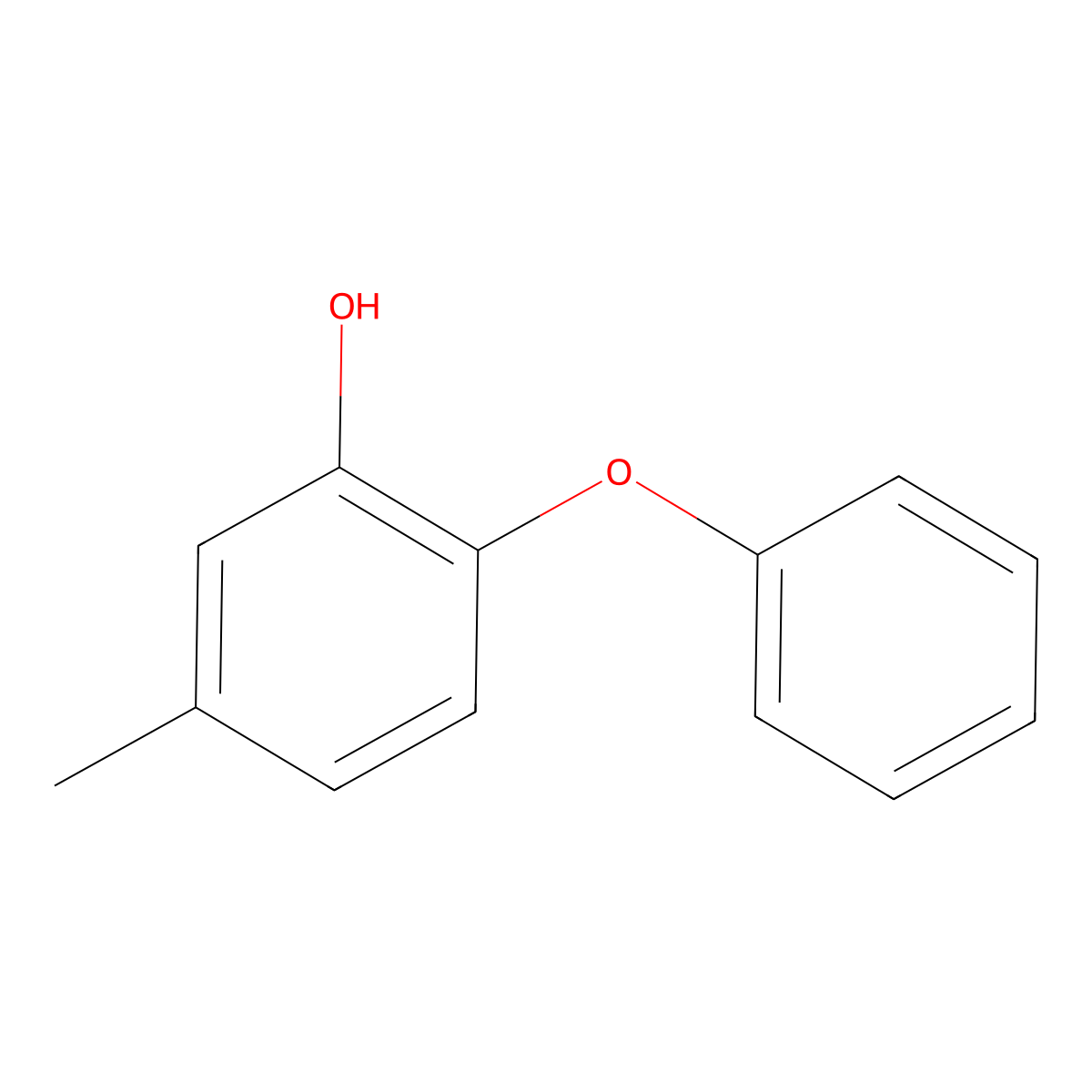 5-Methyl-2-phenoxyphenol molecular structure, CAS 666750-27-2