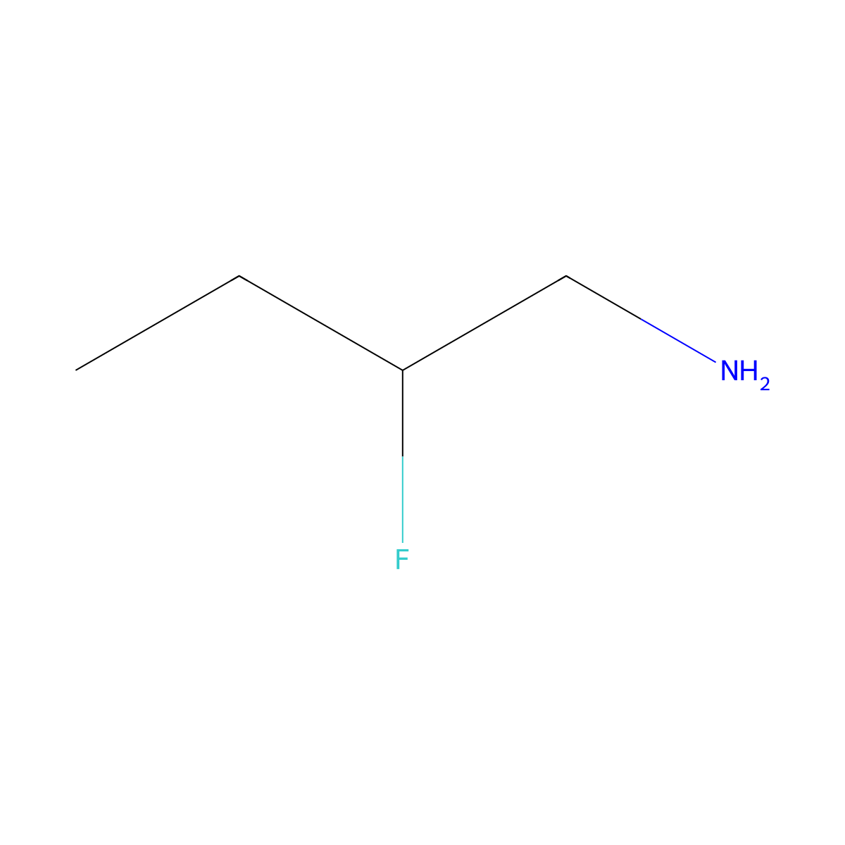 2-Fluorobutan-1-amine molecular structure, CAS 66679-41-2