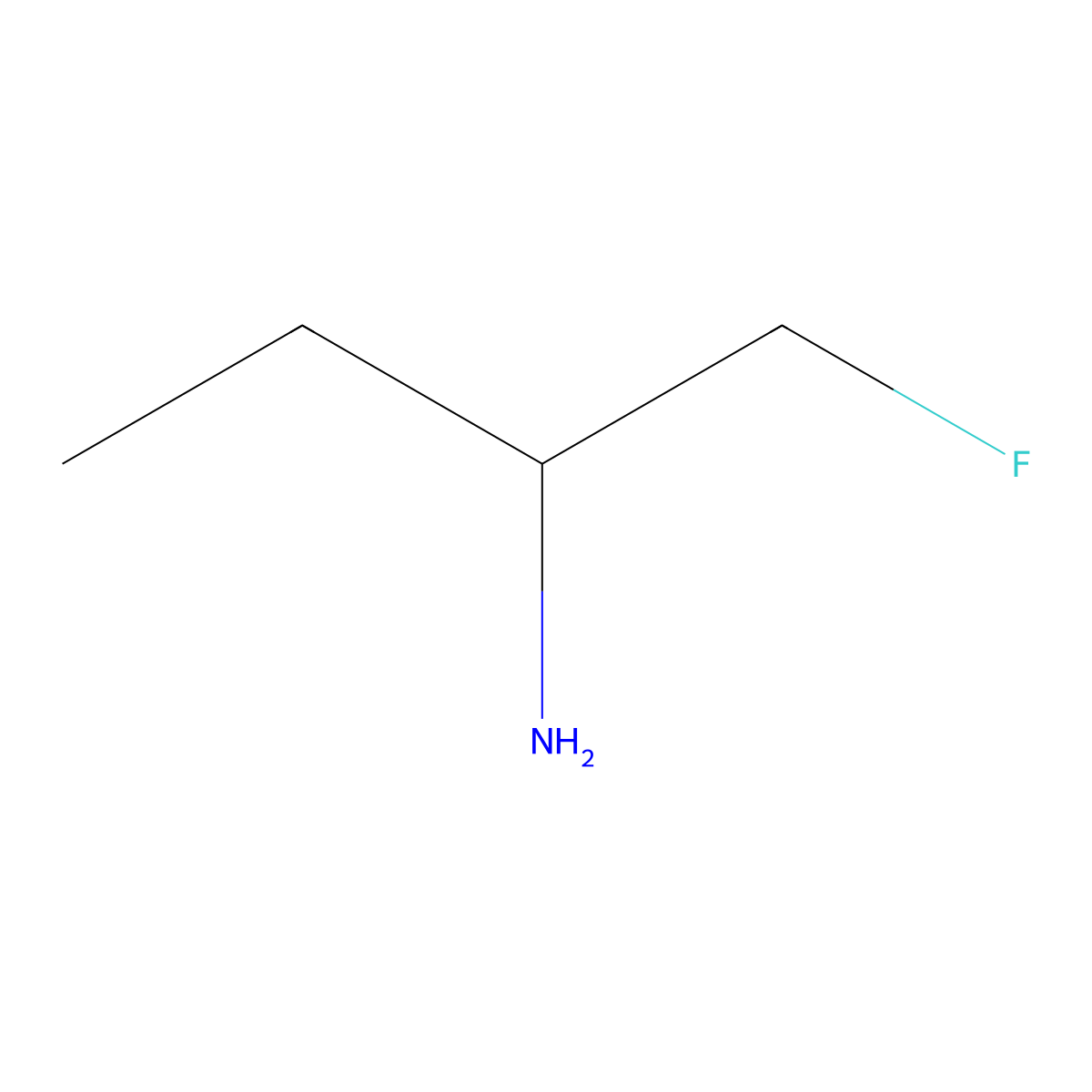 1-Fluorobutan-2-amine molecular structure, CAS 66679-46-7