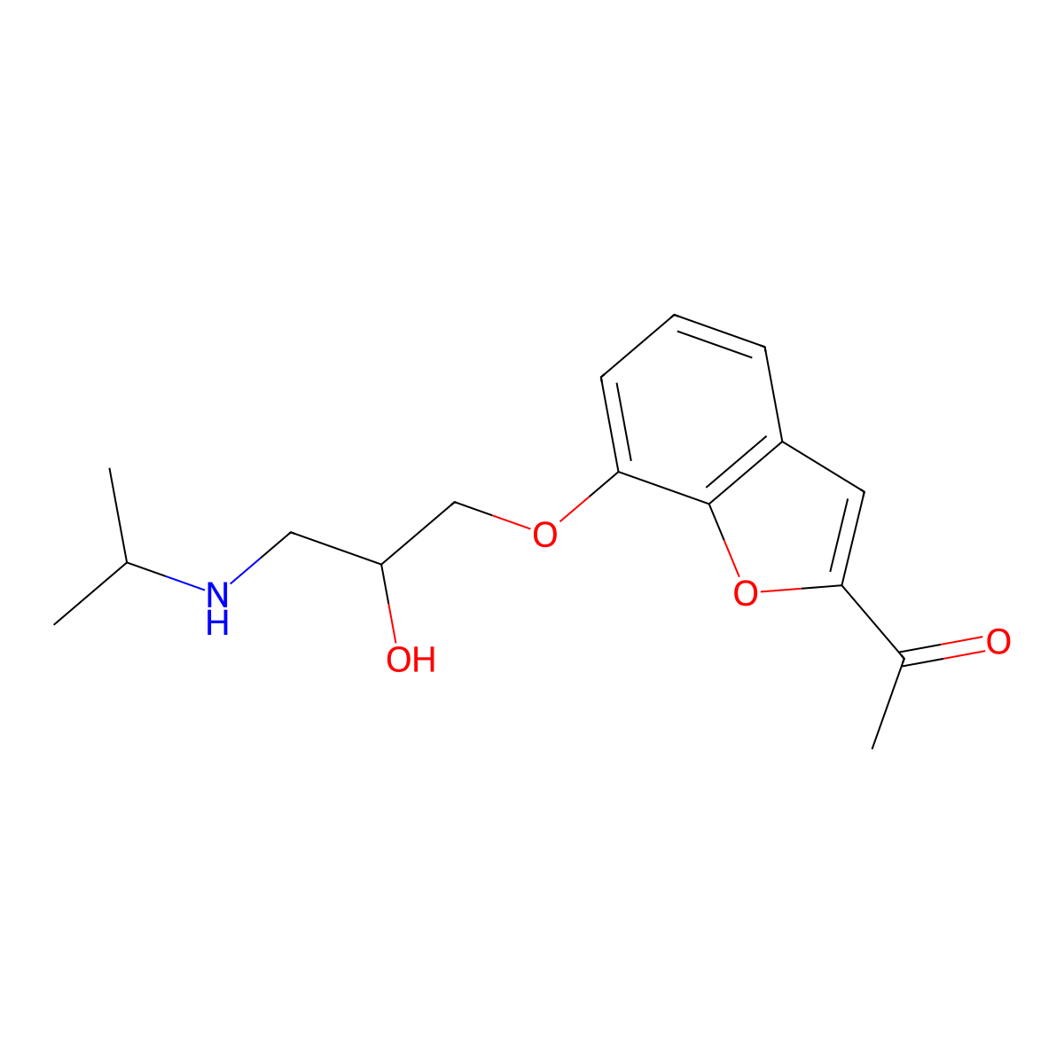 (-)-Befunolol molecular structure, CAS 66685-76-5