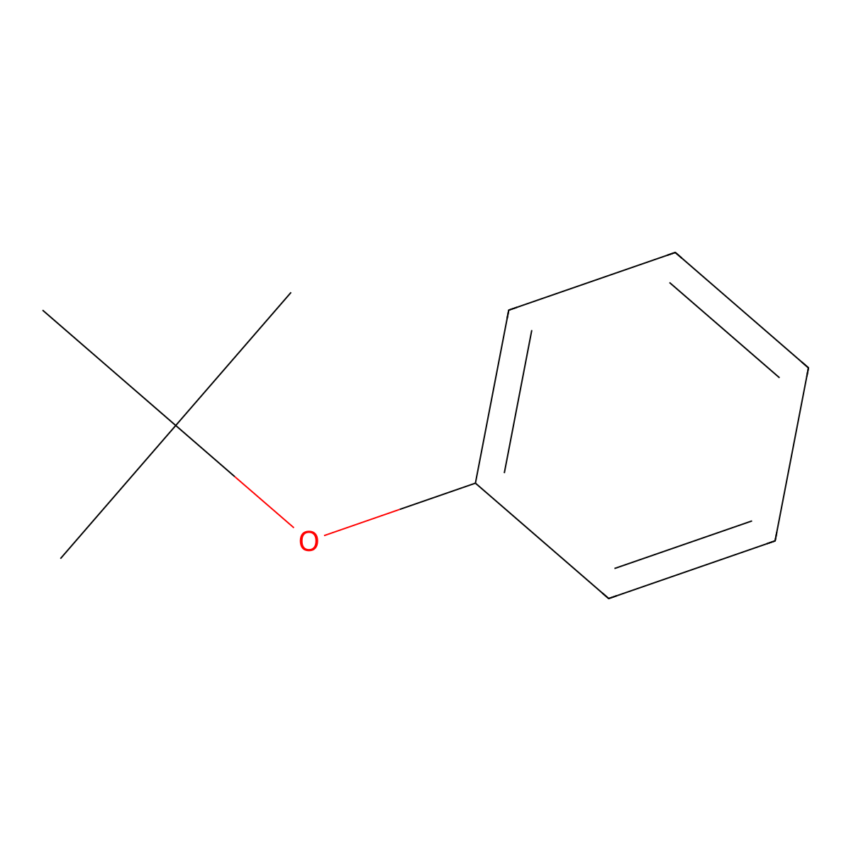 Benzene, (1,1-dimethylethoxy)- molecular structure, CAS 6669-13-2