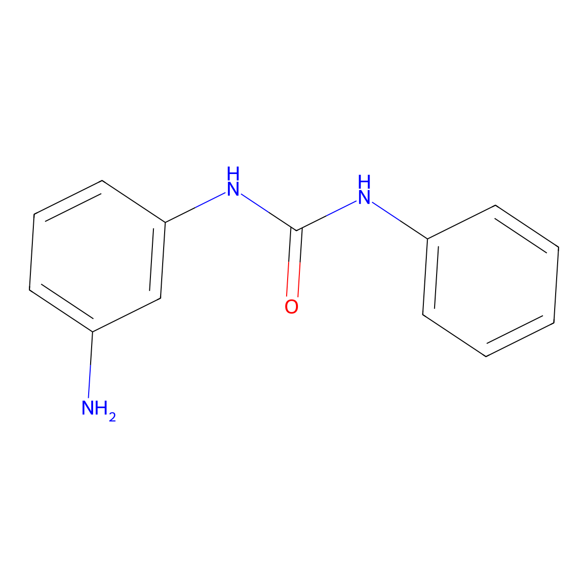 3-(3-Aminophenyl)-1-phenylurea molecular structure, CAS 66695-96-3
