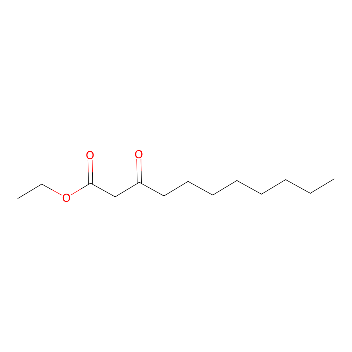 Ethyl 3-oxoundecanoate molecular structure, CAS 66696-89-7