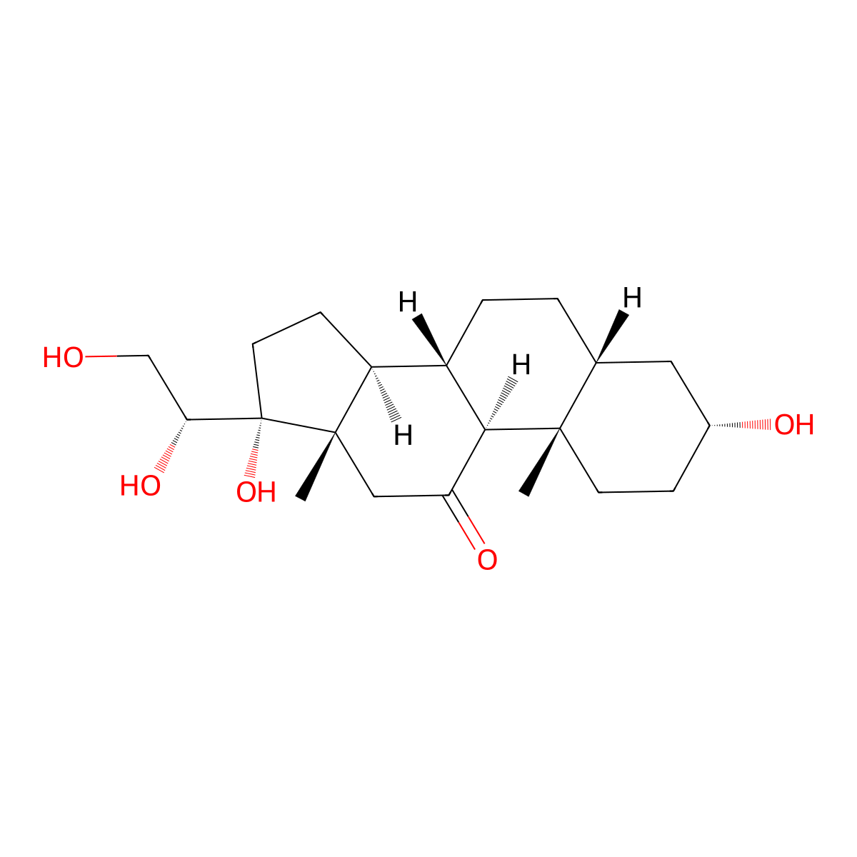 beta-Cortolone molecular structure, CAS 667-66-3