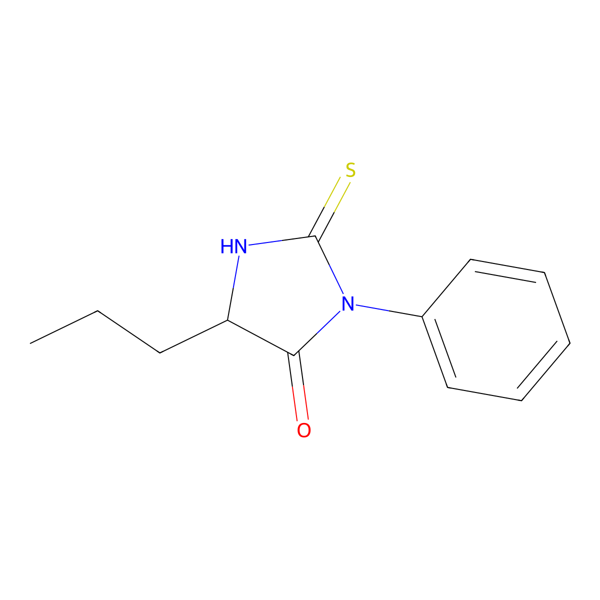 PTH-norvaline molecular structure, CAS 66703-27-3
