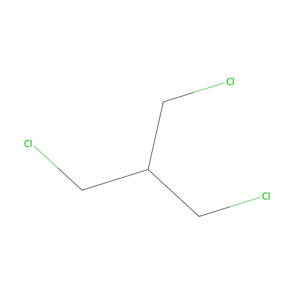 1,3-Dichloro-2-(chloromethyl)propane molecular structure, CAS 66703-69-3