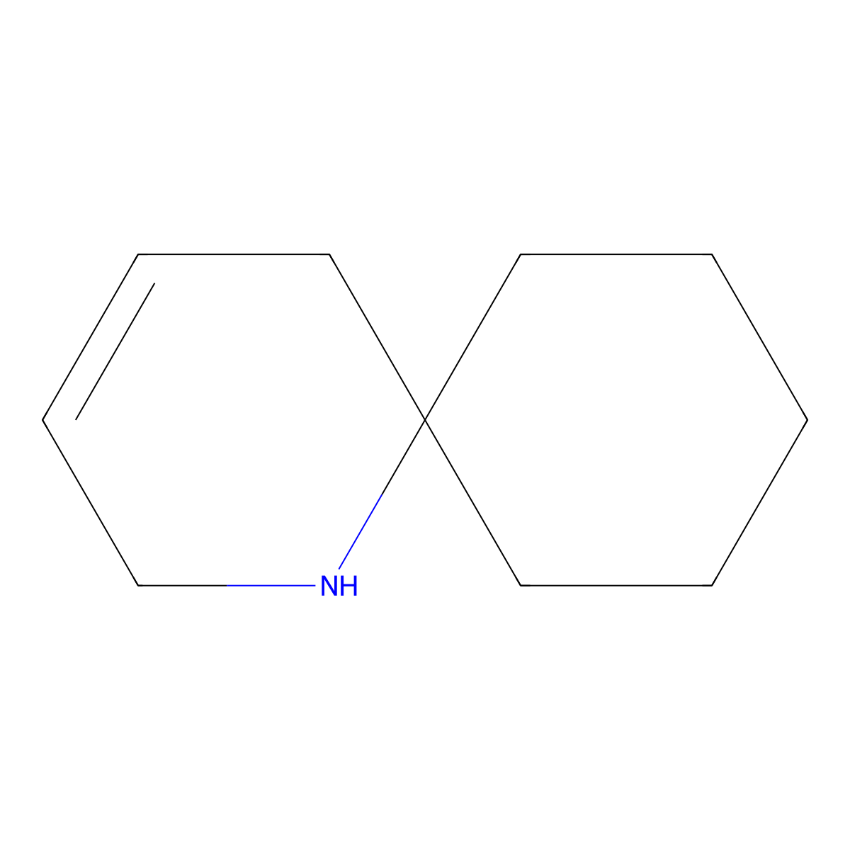1-Azaspiro[5.5]undec-3-ene molecular structure, CAS 6671-72-3