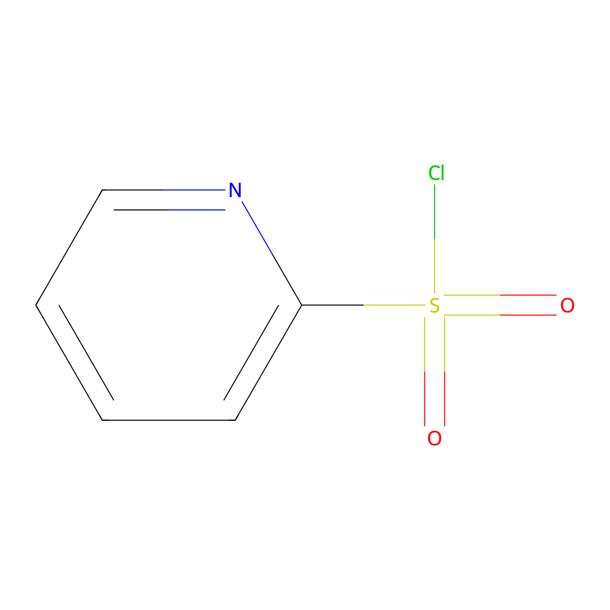 Pyridine-2-sulfonyl Chloride molecular structure, CAS 66715-65-9