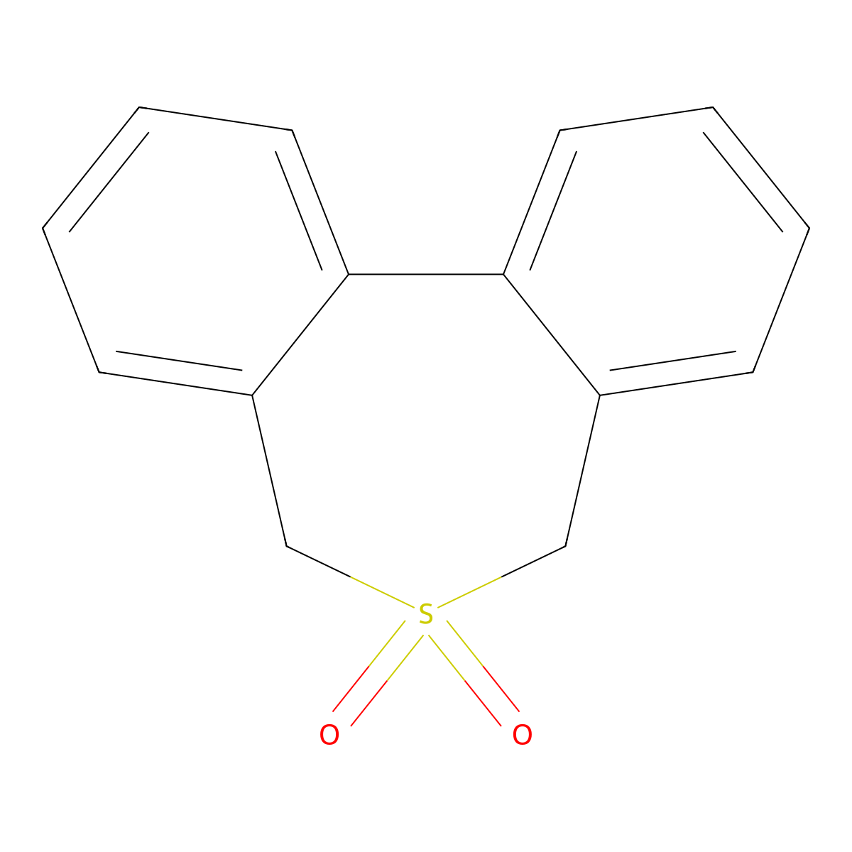 5,7-Dihydrodibenzo[c,E]thiepine 6,6-dioxide molecular structure, CAS 6672-63-5