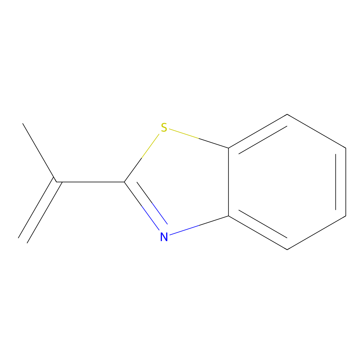 2-(Prop-1-en-2-yl)benzo[d]thiazole molecular structure, CAS 66730-39-0