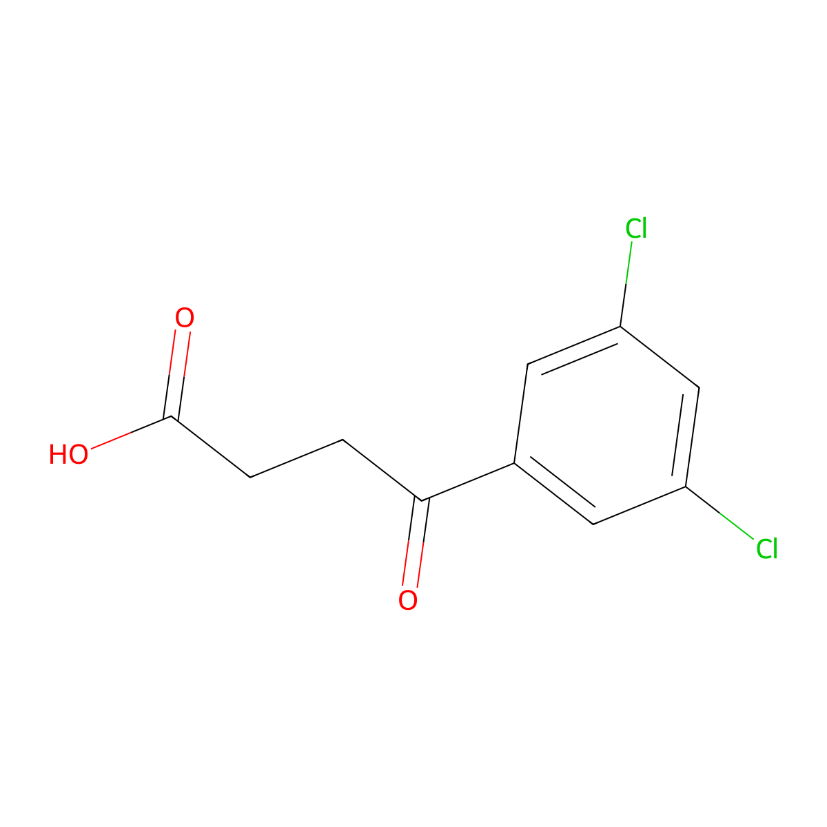 4-(3,5-Dichlorophenyl)-4-oxobutyric acid molecular structure, CAS 66740-88-3