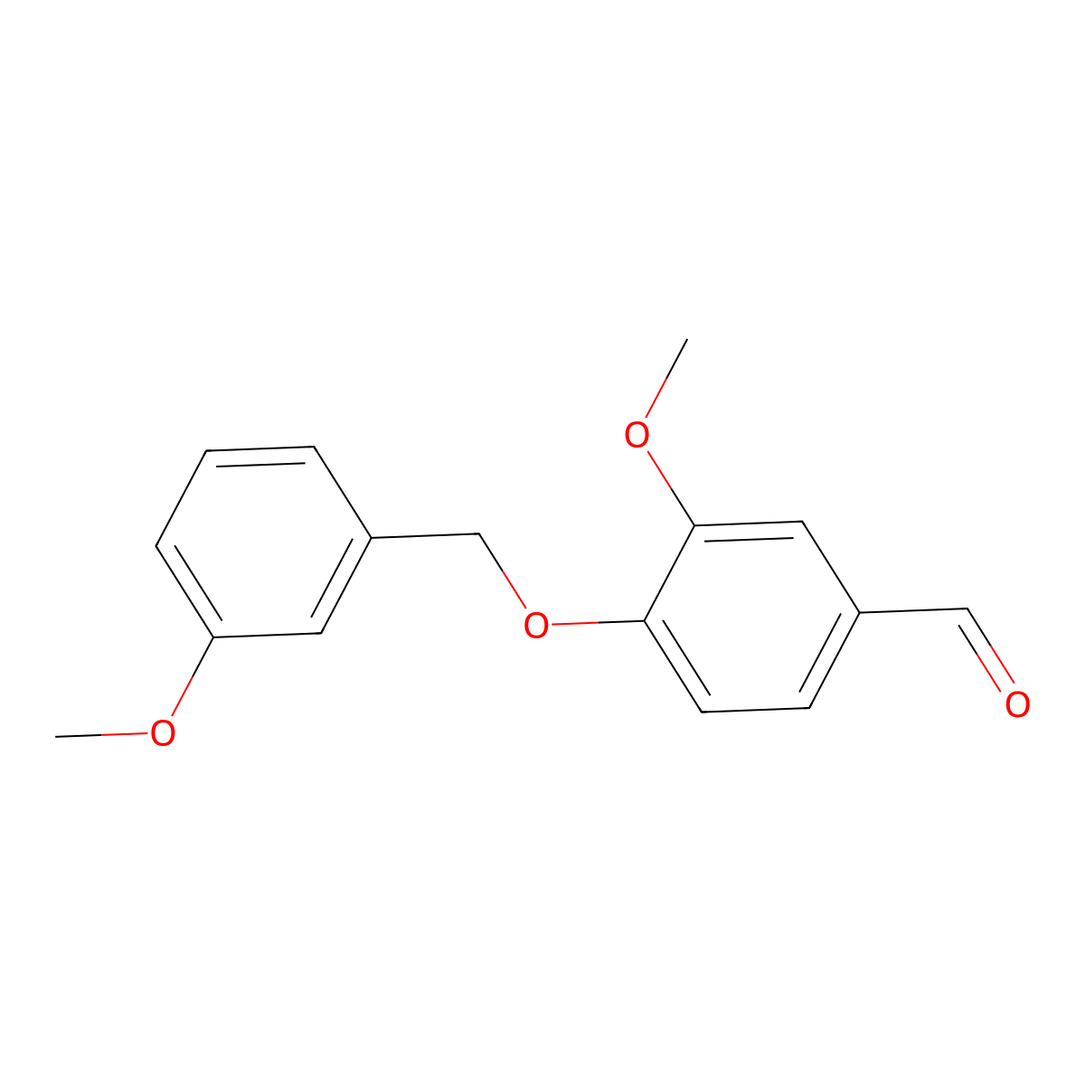 3-Methoxy-4-[(3-methoxybenzyl)oxy]benzaldehyde molecular structure, CAS 667412-56-8