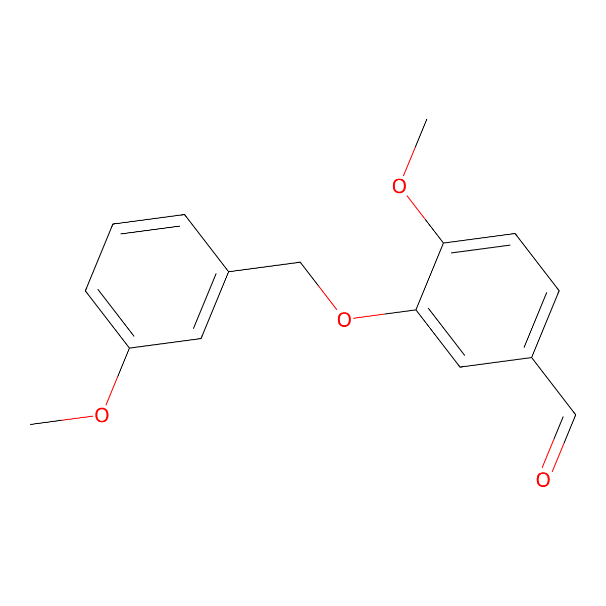 4-Methoxy-3-[(3-methoxybenzyl)oxy]benzaldehyde molecular structure, CAS 667412-90-0