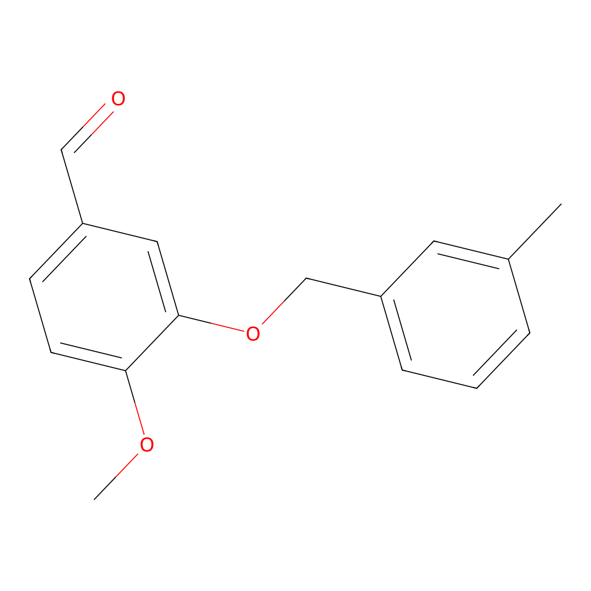 4-Methoxy-3-[(3-methylbenzyl)oxy]benzaldehyde molecular structure, CAS 667412-91-1
