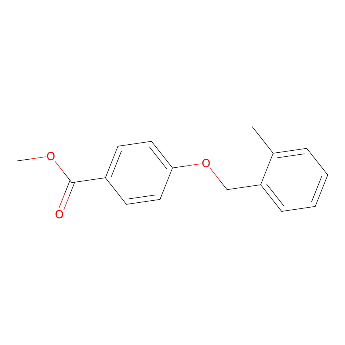 Methyl 4-[(2-methylphenyl)methoxy]benzoate molecular structure, CAS 667433-10-5