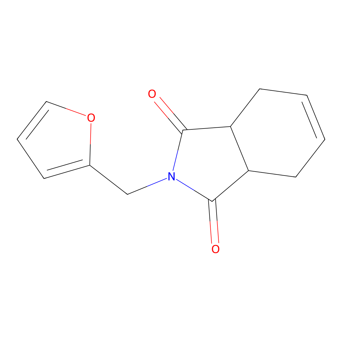 2-(Furan-2-ylmethyl)-3a,4,7,7a-tetrahydroisoindole-1,3-dione molecular structure, CAS 667446-39-1