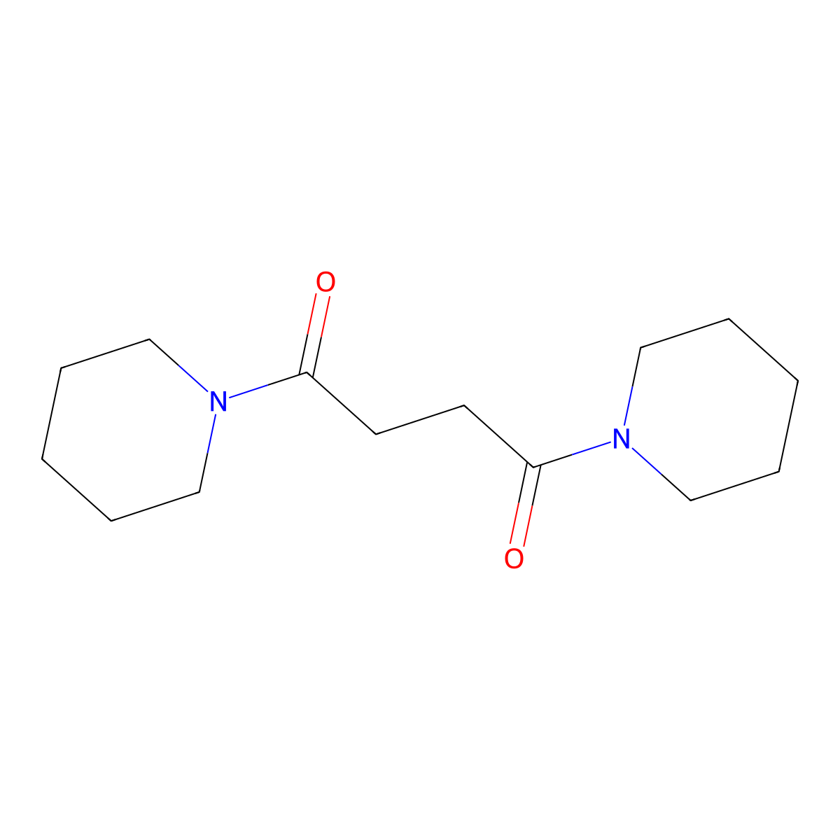 1,4-Di(piperidin-1-yl)butane-1,4-dione molecular structure, CAS 66759-27-1