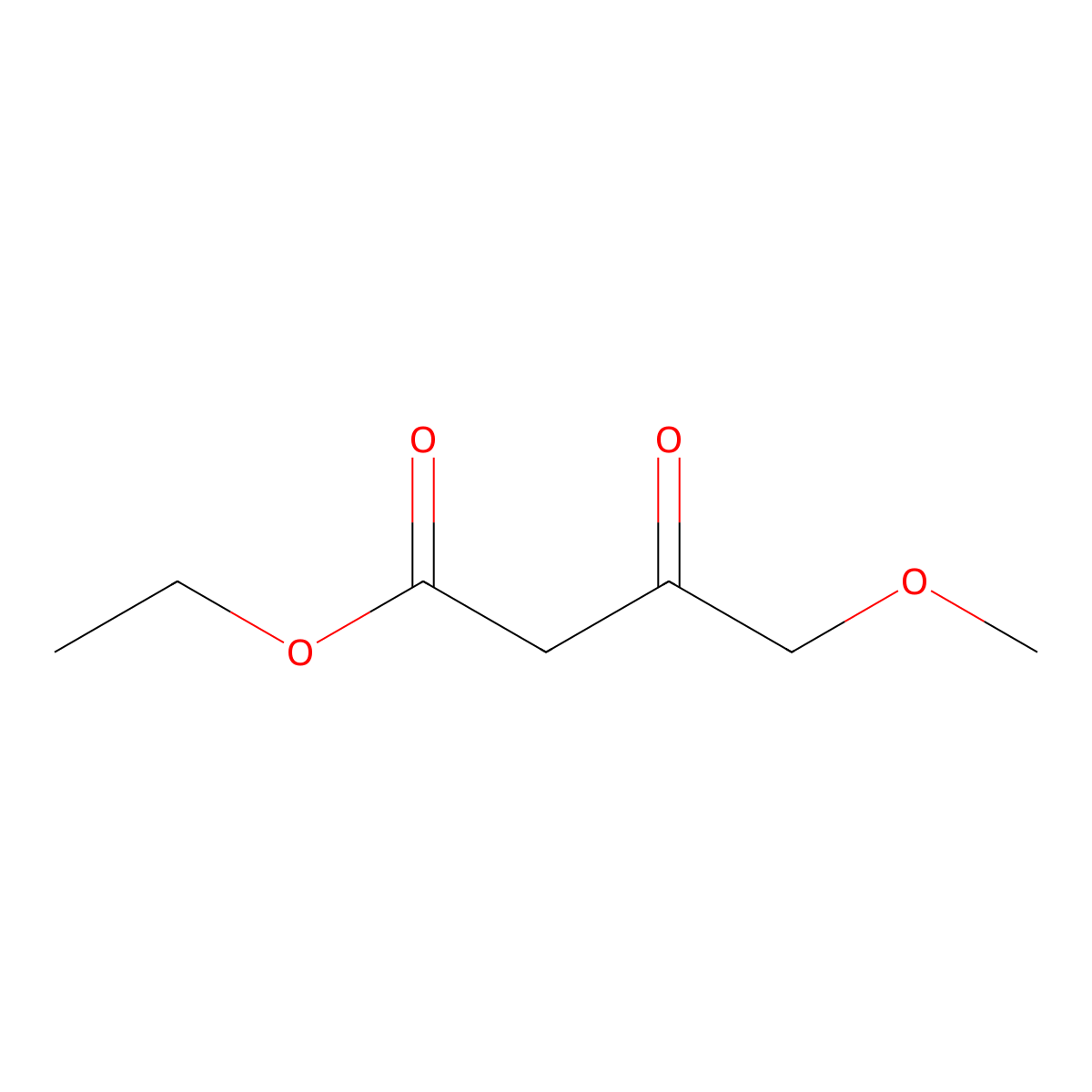 Ethyl 4-methoxy-3-oxobutanoate molecular structure, CAS 66762-68-3