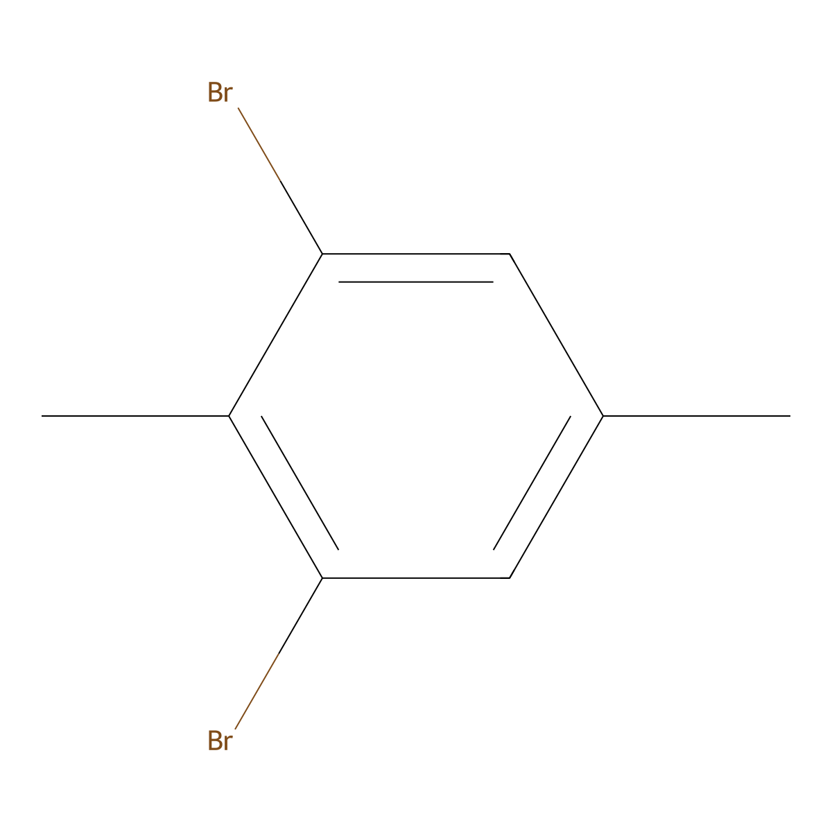 1,3-Dibromo-2,5-dimethylbenzene molecular structure, CAS 66788-13-4