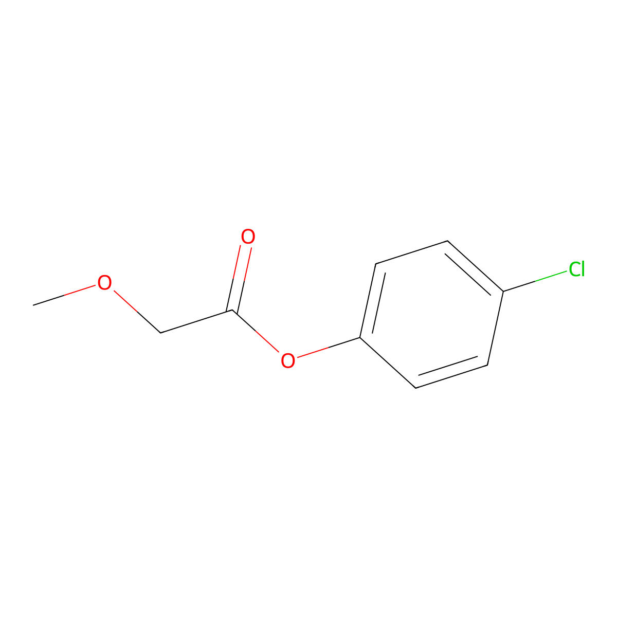 4-Chlorophenyl methoxyacetate molecular structure, CAS 667886-03-5