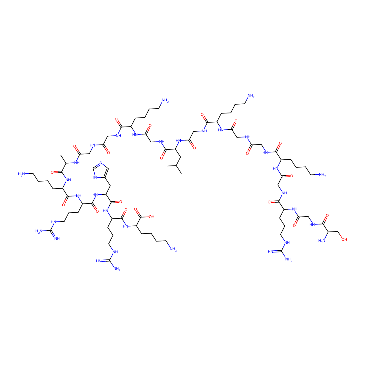 Histone H4 (2-21) molecular structure, CAS 667899-73-2