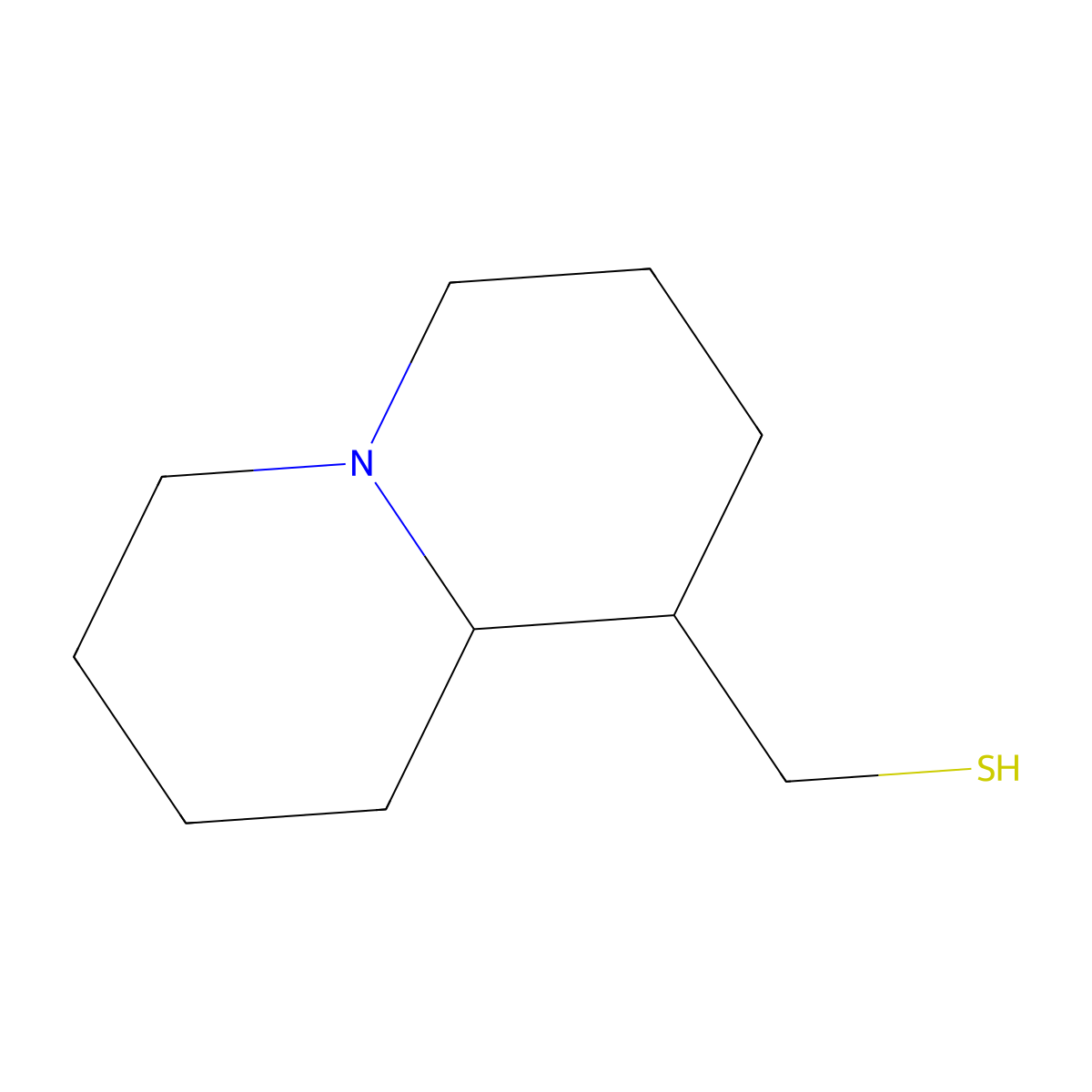 octahydro-2H-quinolizin-1-ylmethanethiol molecular structure, CAS 667909-62-8