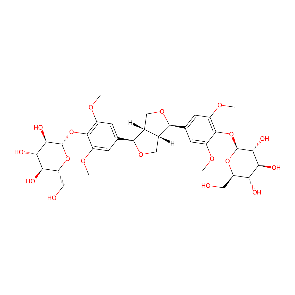 Acanthoside D molecular structure, CAS 66791-77-3
