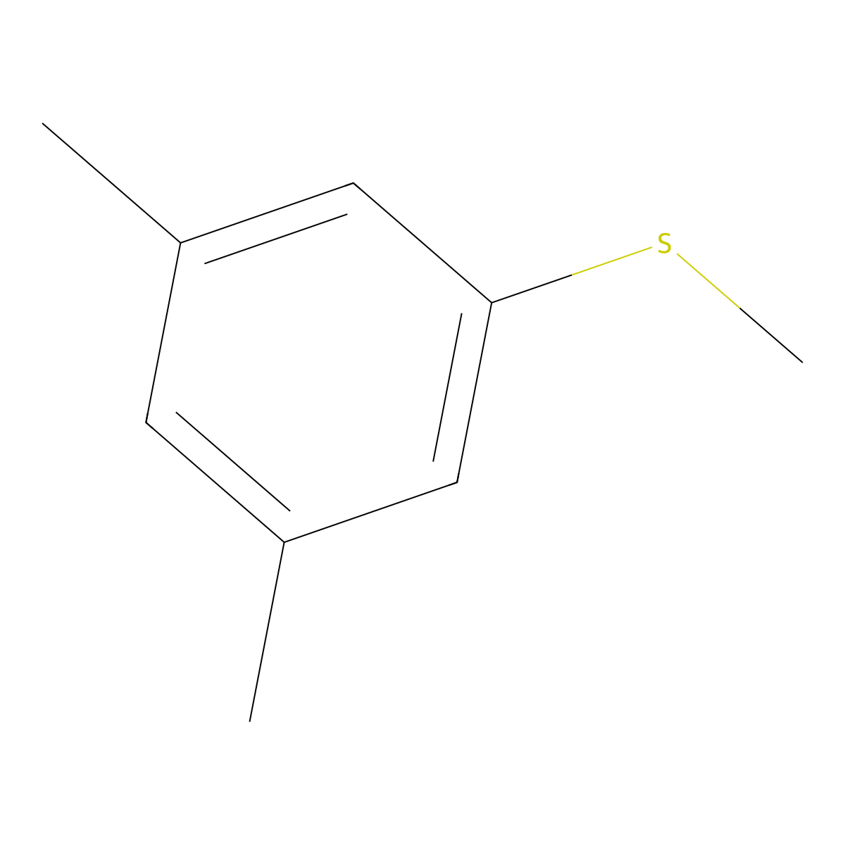 3,5-Dimethylthioanisole molecular structure, CAS 66794-11-4
